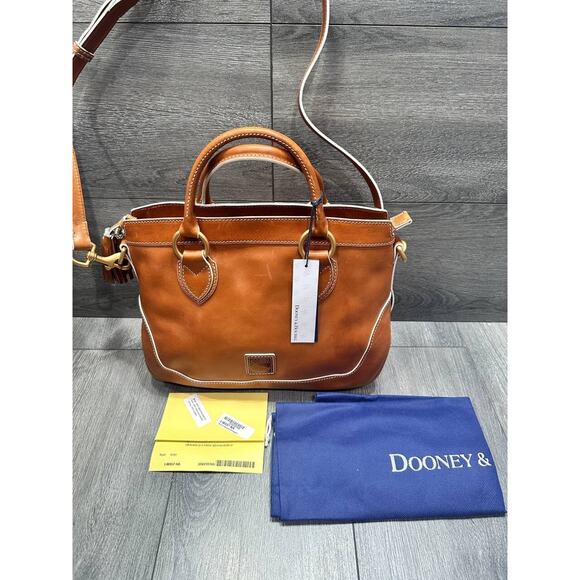 Dooney & Bourke Florentine Leather Short Handle Shopper Natural bag A613857 - Picture 2 of 14